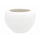 Design Pflanzgefäß Vase hochglanz weiß 21cm x 15cm
