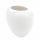 Design Pflanzgefäß Vase hochglanz weiß 21cm x 15cm