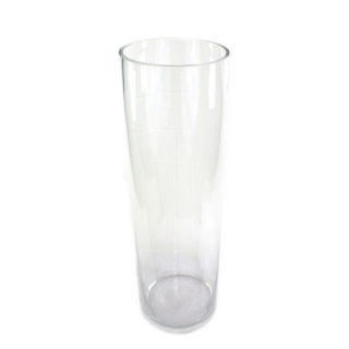 Glas-Vase Zylinder klar Ø 18cm x 61cm