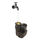 Brunnen-Set mit Stromstecker und Pumpe Wasserhahn 20cm x 47cm