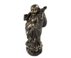 Buddha Figur XXL stehend 47 x 100cm gold