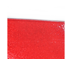 Kunststoff Blumentopf Schiff rot-glitter 24,5 x 15cm Pflanz-Schale Blumen-Töpfe Übertopf