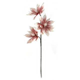 Kunstblume 100cm Magnolie spitz in alt-rosa 1 Stück