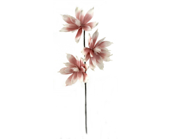 Kunstblume 100cm Magnolie spitz in alt-rosa 1 Stück