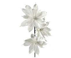 Kunstblume 100cm Magnolie spitz in weiß 1 Stück