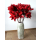 Kunstblume 100cm Magnolie rund in rot 1 Stück