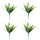 Kunstpflanze Strauch Veronica weiß 35cm 4 Stück