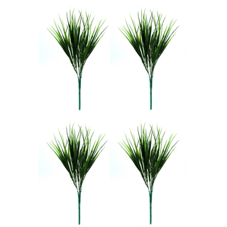 Kunstpflanze Strauch Zier-Gras 32cm 4 Stück