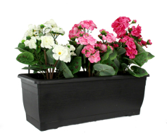 Kunststoff Blumen-Kasten anthrazit