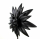 Metall Garten-Stecker Blume 120cm schwarz