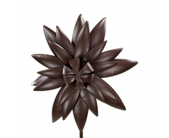 Metall Garten-Stecker Blume 120cm rost-braun