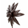 Metall Garten-Stecker Blume 120cm rost-braun
