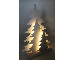 Tannenbäume 3D Leucht Figur 77 x 110cm