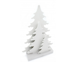 Tannenbäume 3D Leucht Figur 77 x 110cm
