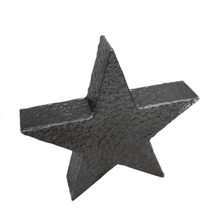 Metall 3D Stern 37 x 35cm schwarz-nickel