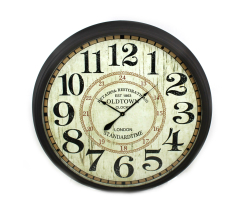 Wand-Uhr Oldtown Ø 115 cm