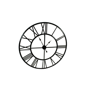 Wand-Uhr römische Zahlen Ø 114 cm