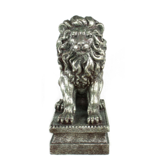 Garten-Figur XXL Löwe auf Podest 72cm