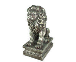 Garten-Figur XXL Löwe auf Podest 72cm