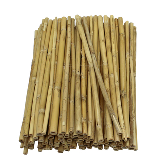 Bambusrohr 30cm 1 Paket - ca. 100 Stk natur