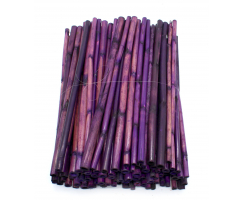 Bambusrohr 30cm 1 Paket - ca. 100 Stk lila