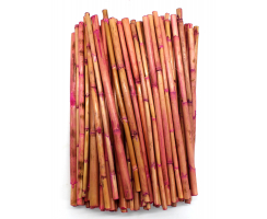 Bambusrohr 30cm 1 Paket - ca. 100 Stk pink