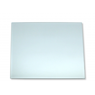 Glas Spiegel-Platte rechteckig 24,5 x 24,5cm - 4er Set