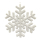 Schneeflocke 20cm - 4 Stück Weiß - Weihnachtsdeko