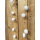 Schneeball Girlande 180cm - 4 Stück - Schneekugel Christbaumschmuck