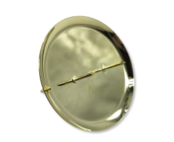 Metall Kerzenhalter Stecker gold Ø 7,5cm DIY Kranz Kerzen-Deko Gebinde