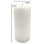 Stumpenkerze XL 10 x 20cm weiß mit Glitzer durchgefärbt Säulenkerze