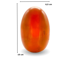 Metall Osterei orange 6,5 x 10cm Deko-Eier Ostern Osterdeko Easteregg