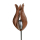 Metall Garten-Stecker Tulpe rostig mit silber Blüte 101cm Beetstecker Gartendeko Rosenkugel