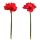 Kunst-Pflanze Amaryllis XXL rote Blüten 75cm Kunstblume künstliche Blume