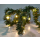 20 LED Lichterkette Tannen-Girlande grün 200cm batteriebetrieben Timer Lichtergirlande Deko Leuchtdraht Winter Weihnachten