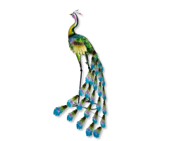 Metall Garten-Figur Vogel groß Dekofigur Gartendeko Deko-Skulptur Tierfigur