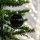Kunststoff Weihnachtskugel schwarz 1 Set - 34 Stück Ø 6cm Deko Kugel Christbaumschmuck Mix Glitzer Matt Gemustert Glänzend