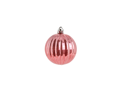Kunststoff Weihnachtskugel rosa/mint - 12 Stück Ø 6cm Deko Kugel Christbaumschmuck Mix Matt Gemustert Glänzend