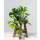 Holz Hocker braun natur 16 x 25cm Sitzhocker Dekohocker Blumen-Hocker Beistell-Tisch