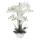 Kunstpflanze Orchidee XXL mit Keramiktopf - ca. 70 cm hoch weiß