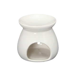 Keramik Stövchen weiß (klein - Ø 9.5cm x 9cm)
