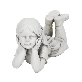 Deko Figur Kind liegend Mädchen
