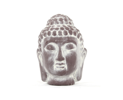 Deko Figur Buddha Kopf klein - 16 cm - 2 Stück