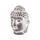 Deko Figur Buddha Kopf klein - 16 cm - 2 Stück