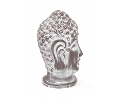Deko Figur Buddha Kopf groß - 26 cm - 1 Stück