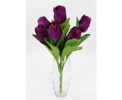 Kunstpflanze Tulpe - Strauß mit 7 Blüten -...