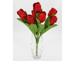 Kunstpflanze Tulpe - Strauß mit 7 Blüten -...
