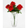 Kunstpflanze Rose - Strauß 43cm - 6 Blüten rot