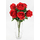 Kunstpflanze Rose - Strauß 54cm - 7 Blüten rot