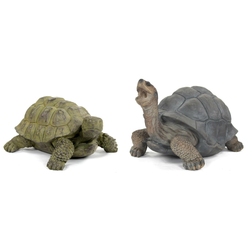 Schildkröte Figur 25 cm glasiert Tier Dekofigur,Juliana Kollektion Great Britain 